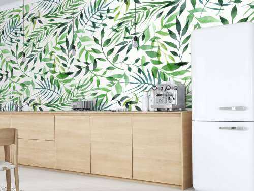 Cheerful pattern, green