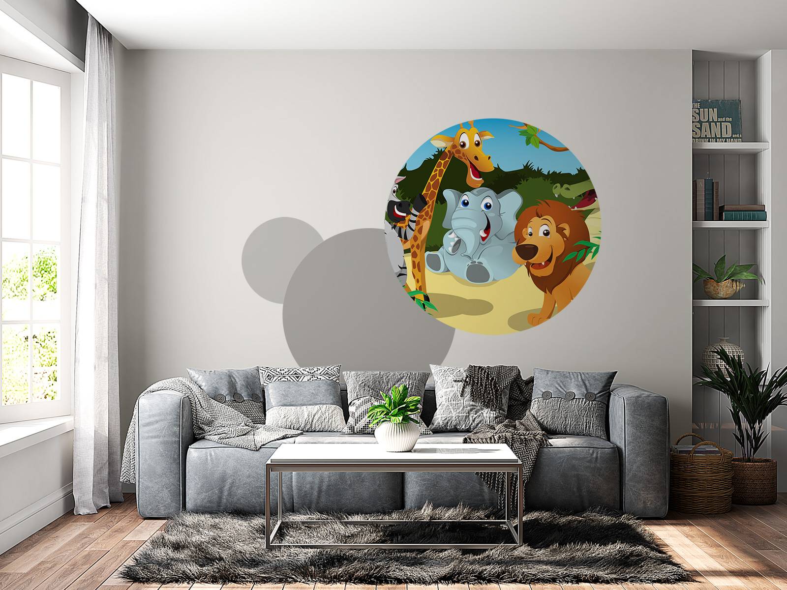 Cheerful wild animals