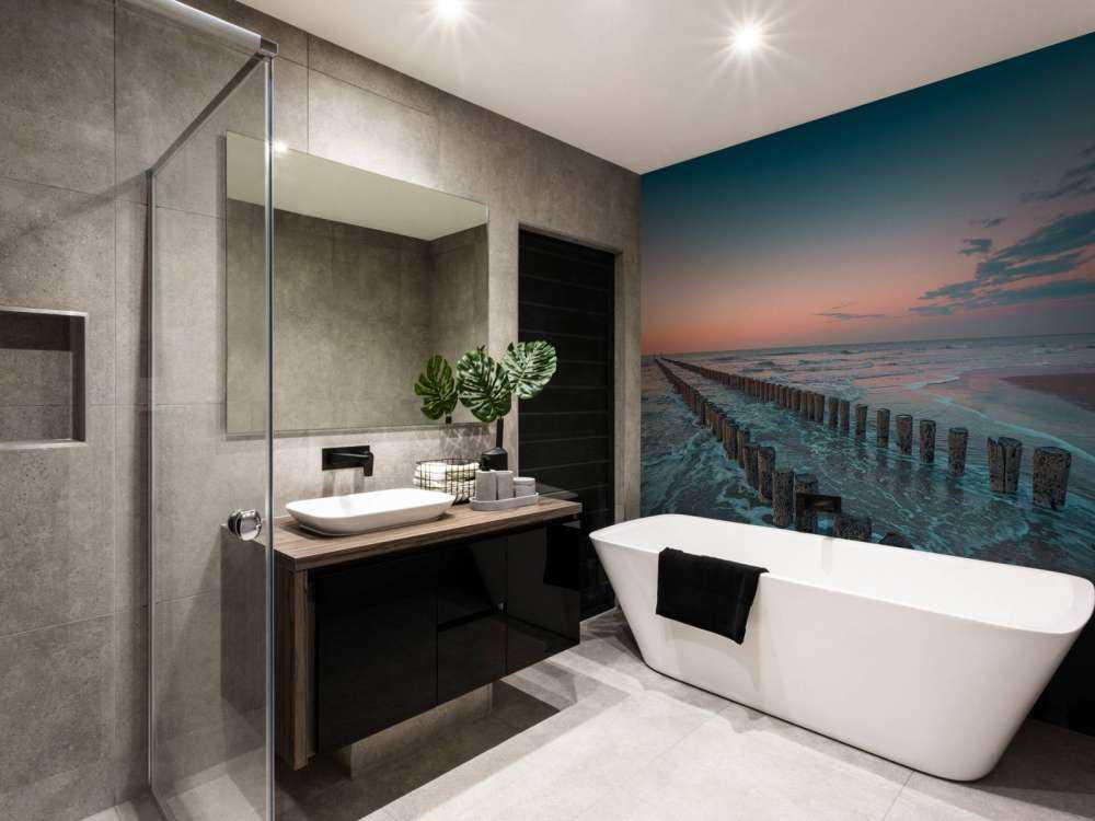 Breakwaters at sunset