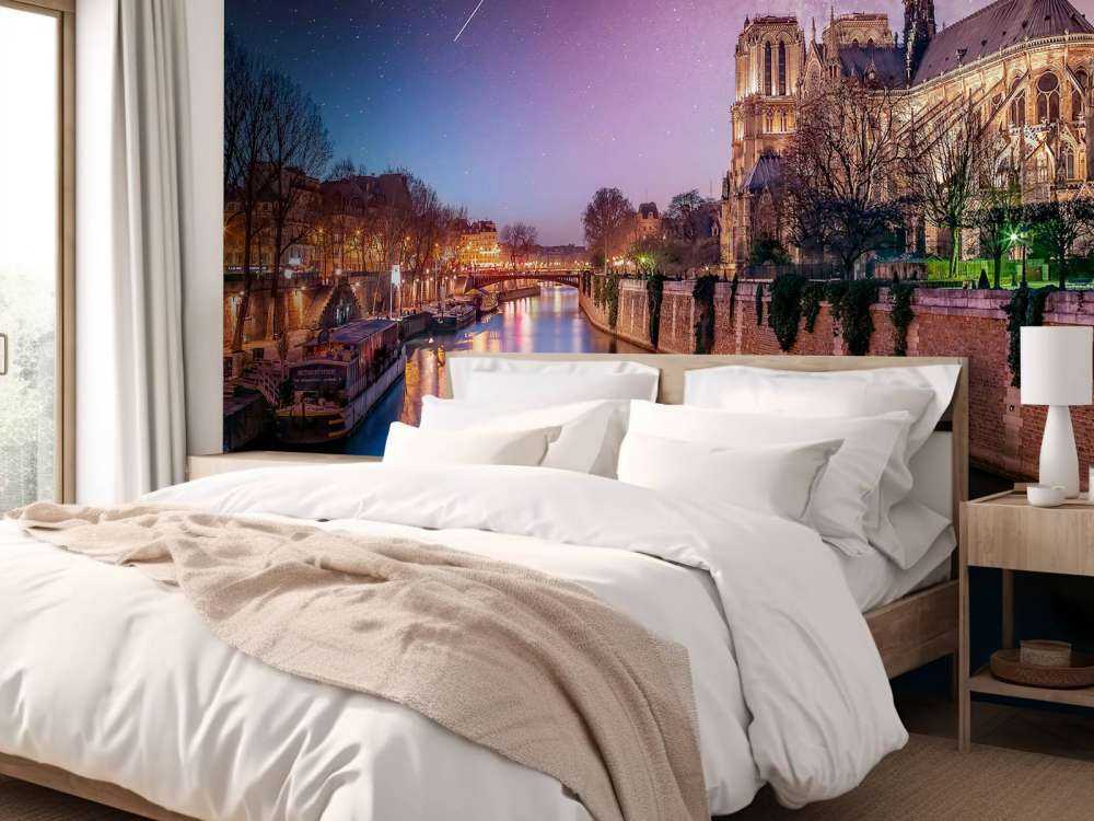 Paris in the evening