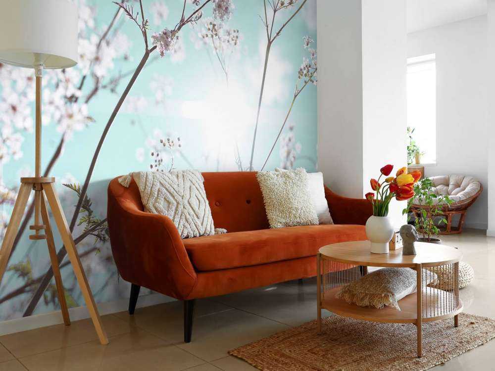 Almond blossom in the sun