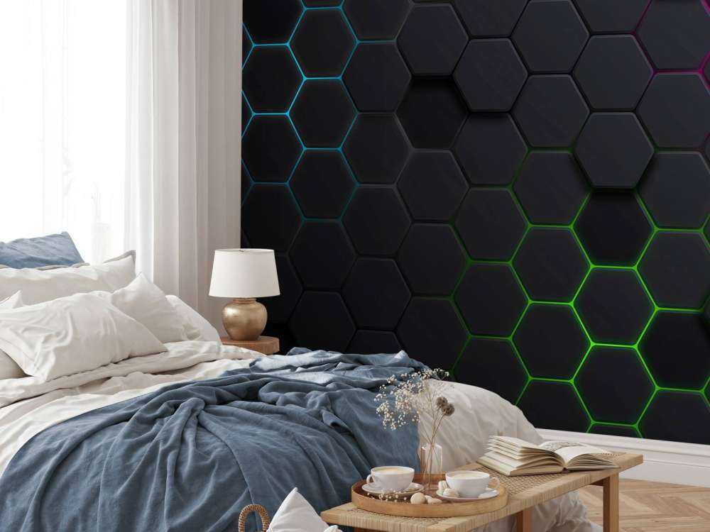 Luminous hexagons