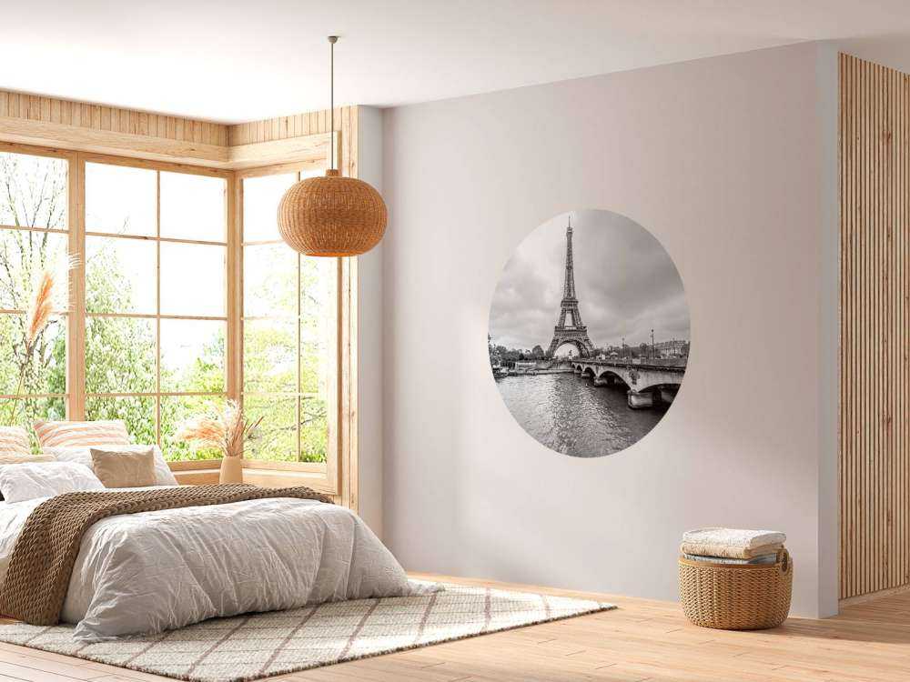 Eiffeltoren in zwart-wit