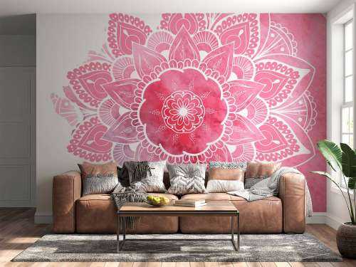 Mandala with flower pattern