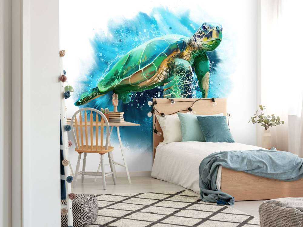 Signed sea turtle