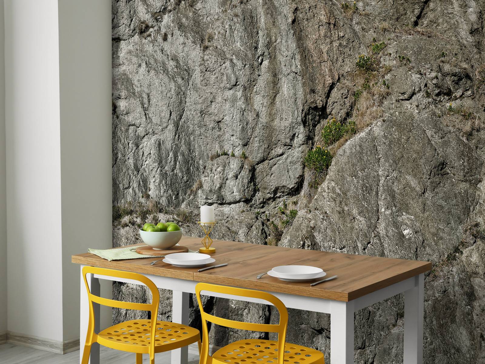 Grey rock face