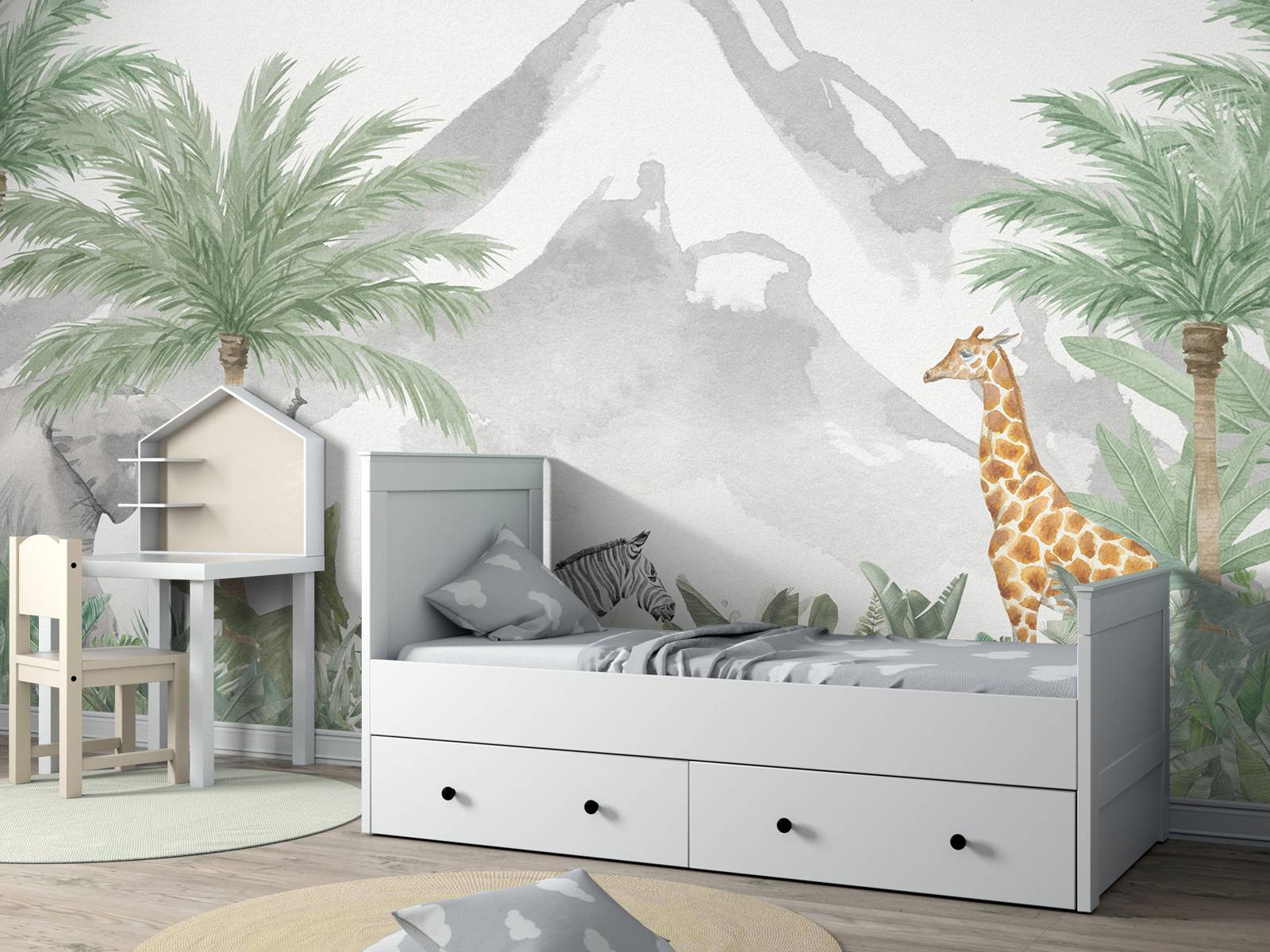 Animals in a jungle