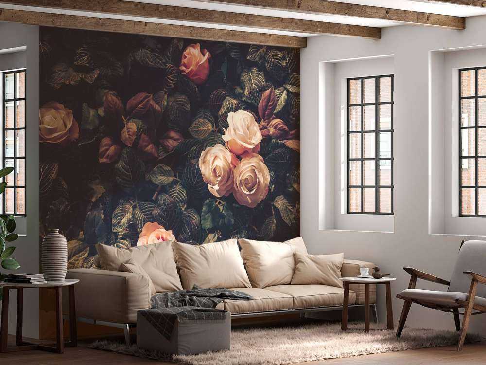 Vintage rose bush