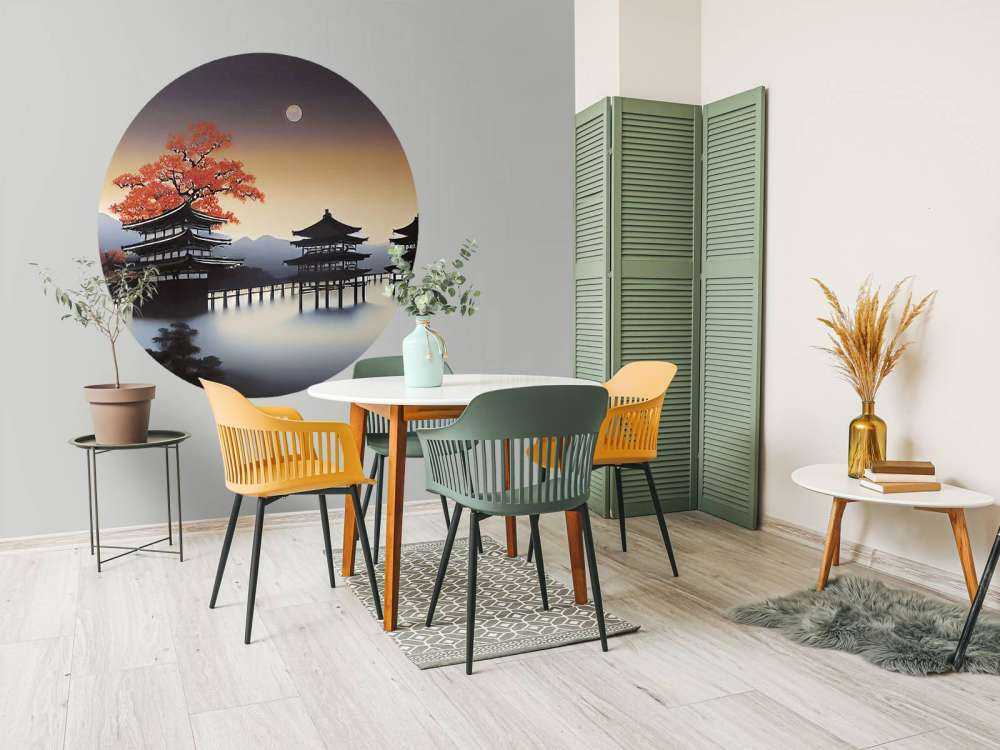 Rustgevend landschap