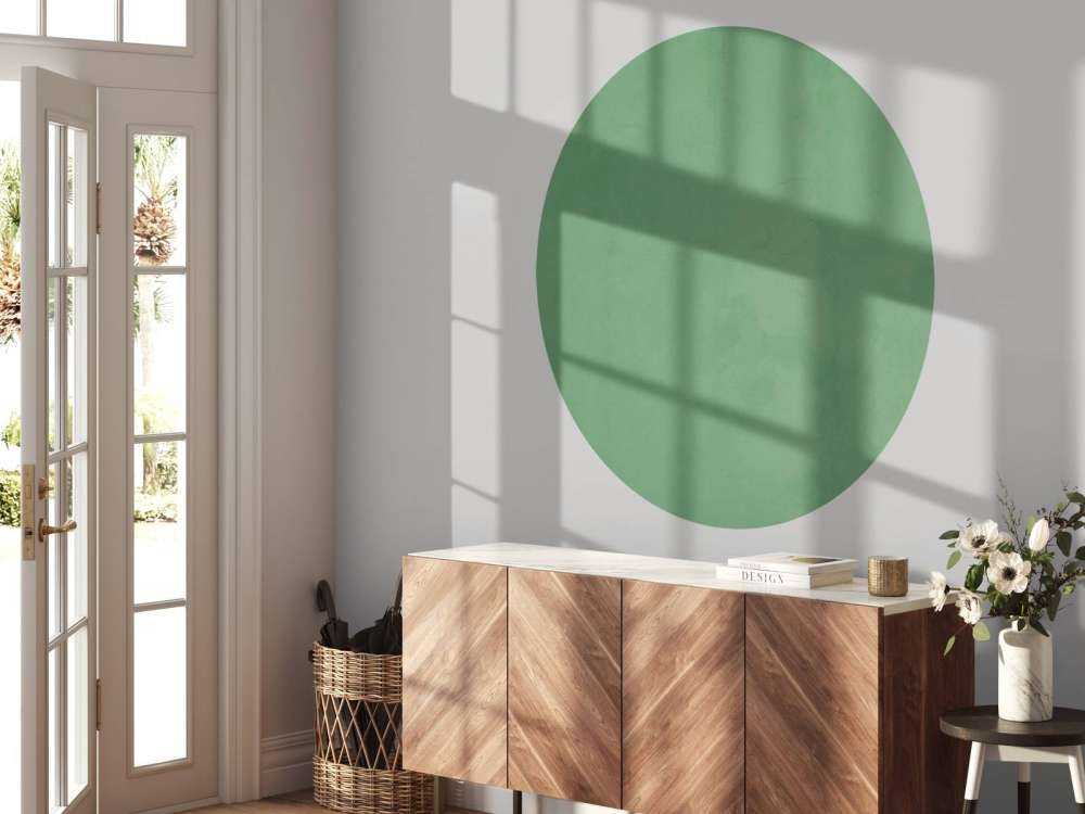 Camouflage green concrete