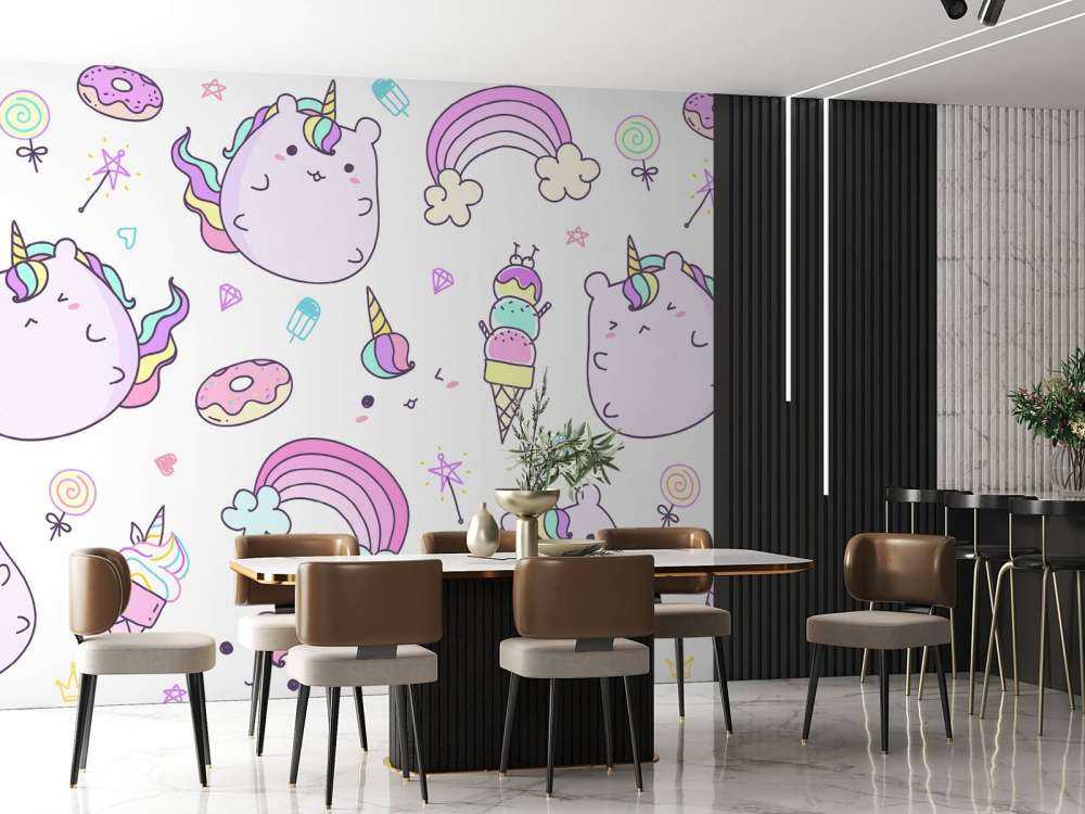 Unicorns with Ice Creams