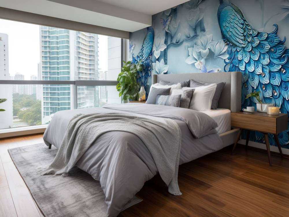 Peacocks and butterflies