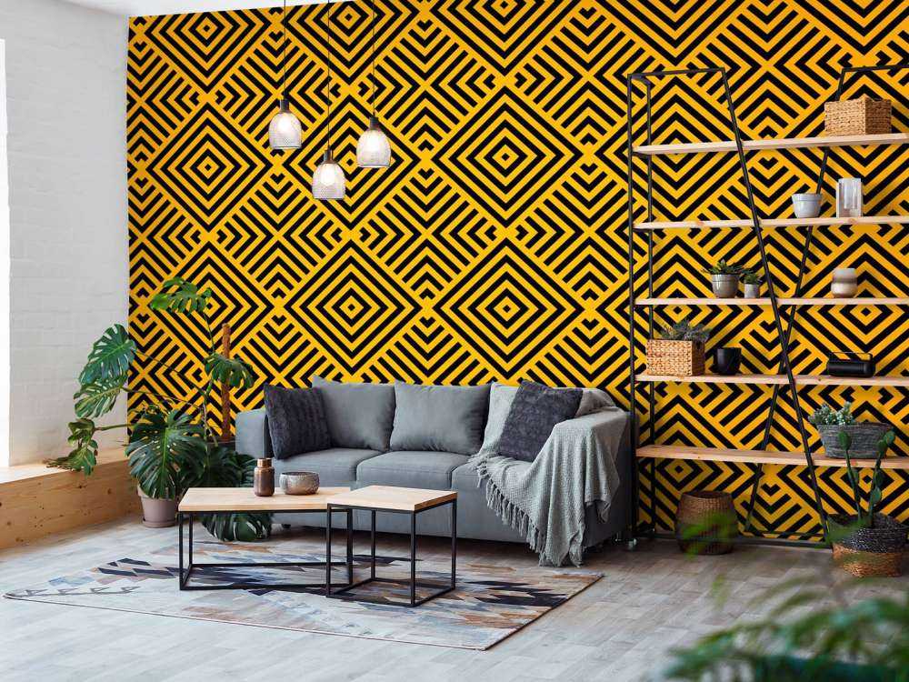 Black and gold Art Deco