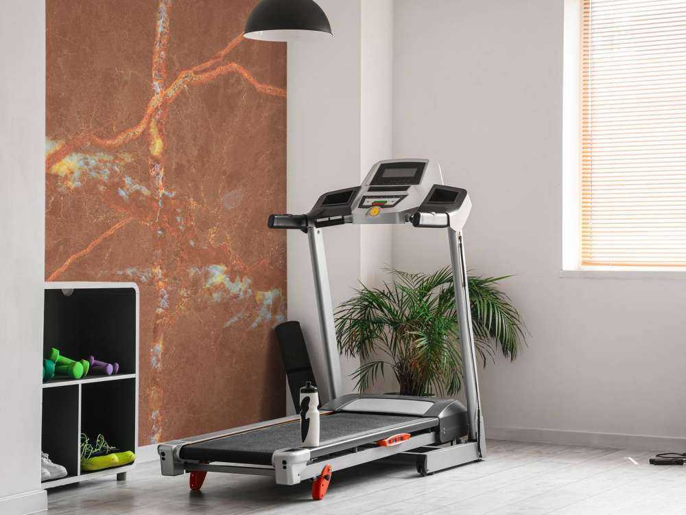 Terracotta marble with lines