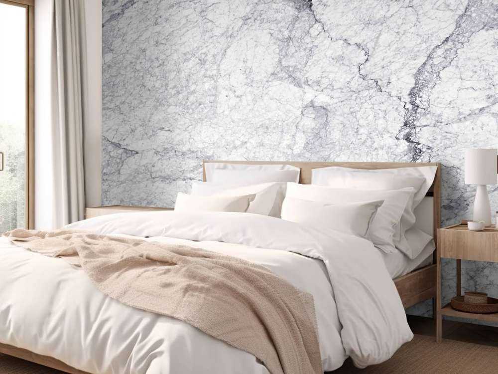 Marble black and white