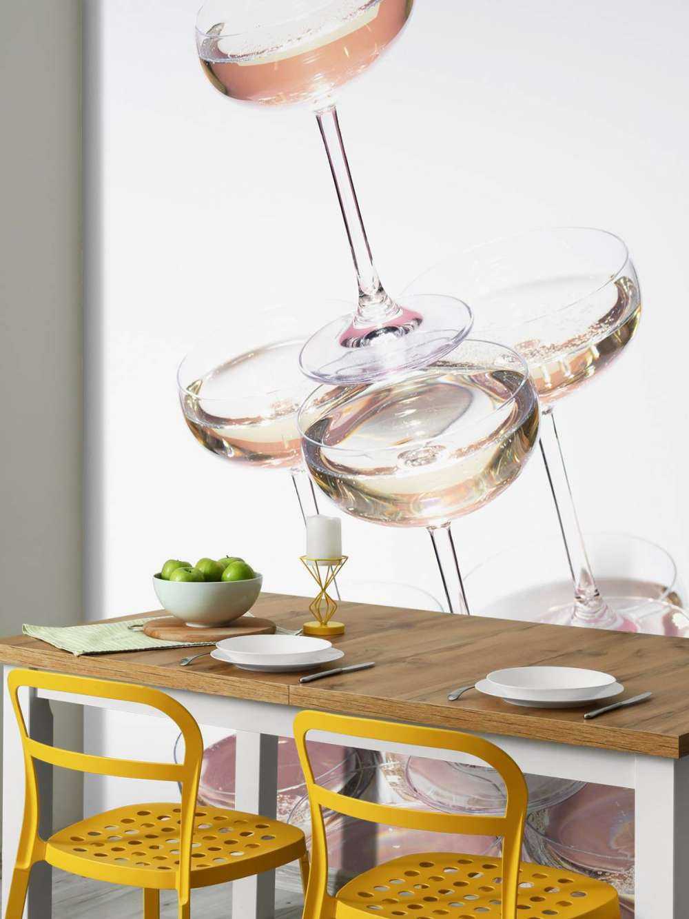 Champagne tower pink