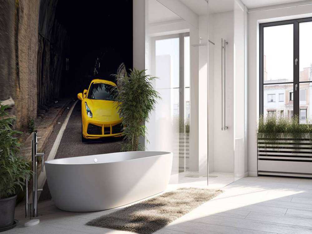 Ferrari 488 GTB on mountain road