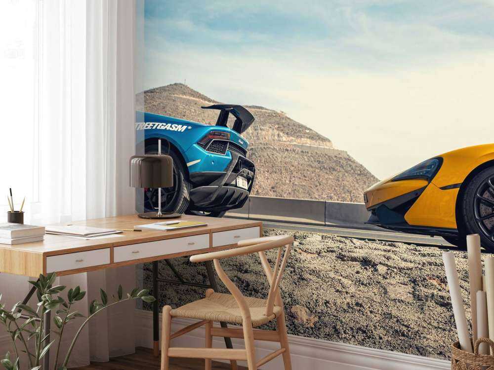 Duel between supercars