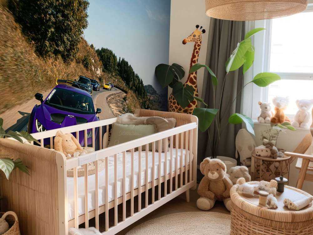 Supercar convoy through the mountains