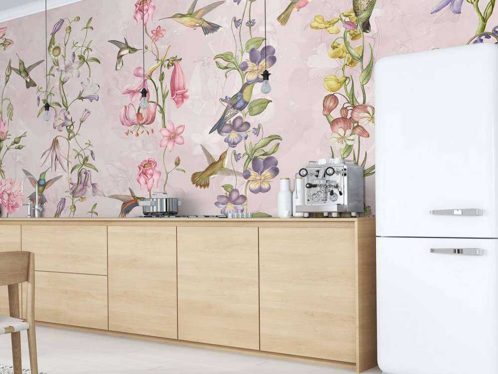 Meadow and Garden Flowers Pink