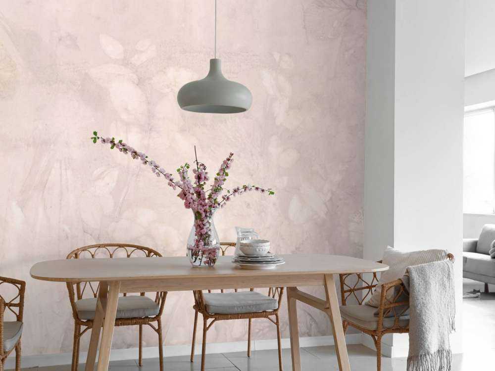 Wild bramble and plantain - dream world in watercolor