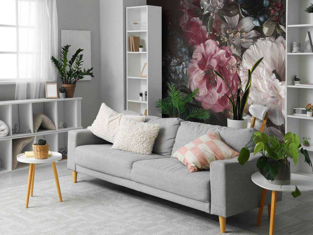 Bouquet with lilac pink