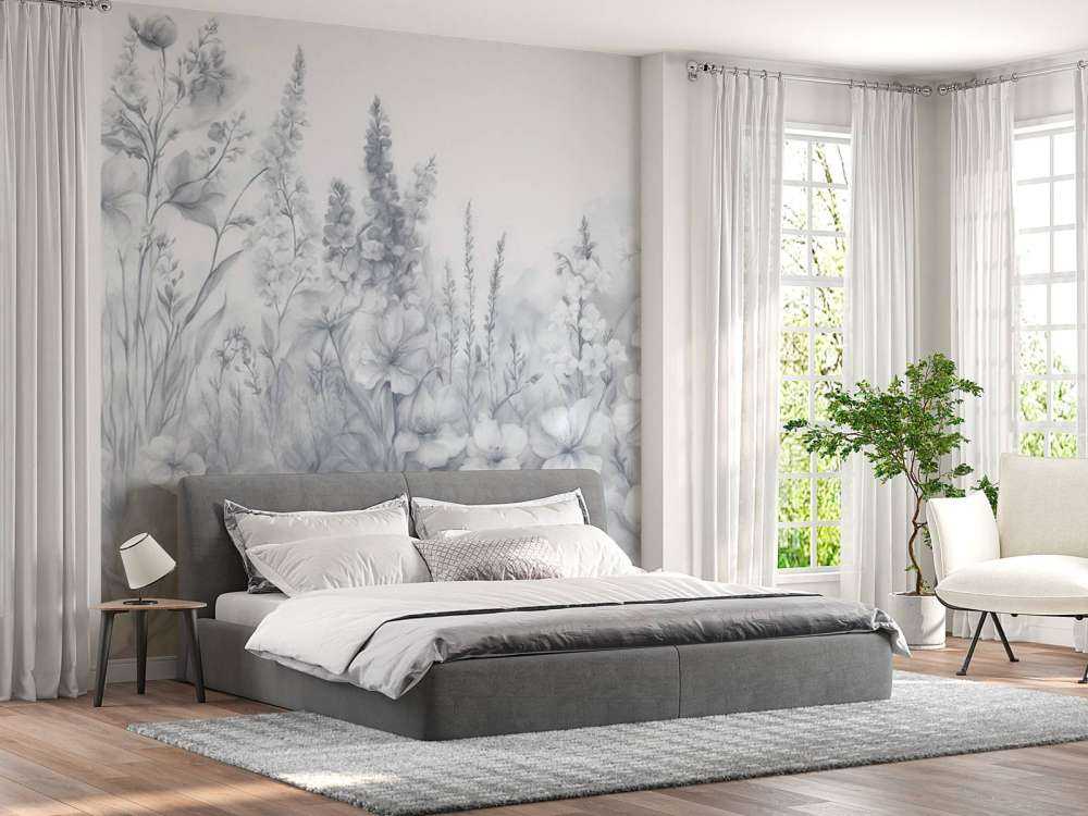 Tender English garden - blue