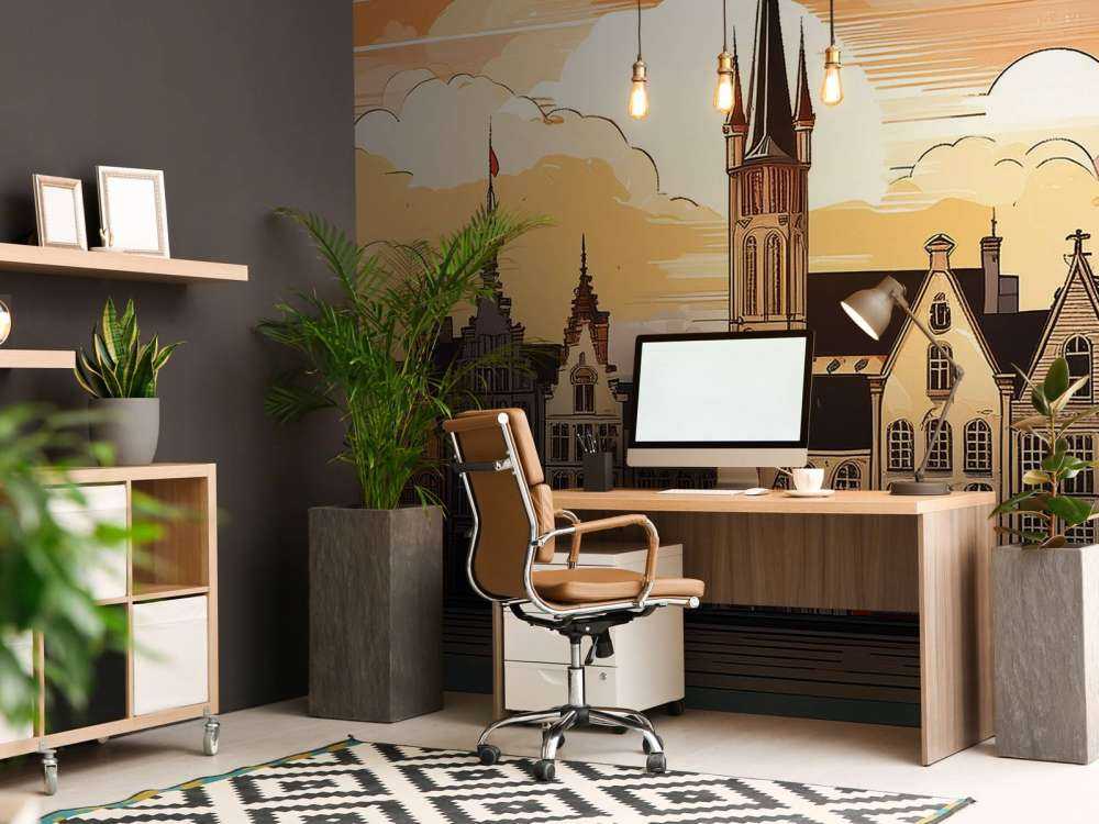 Gent vintage illustratie