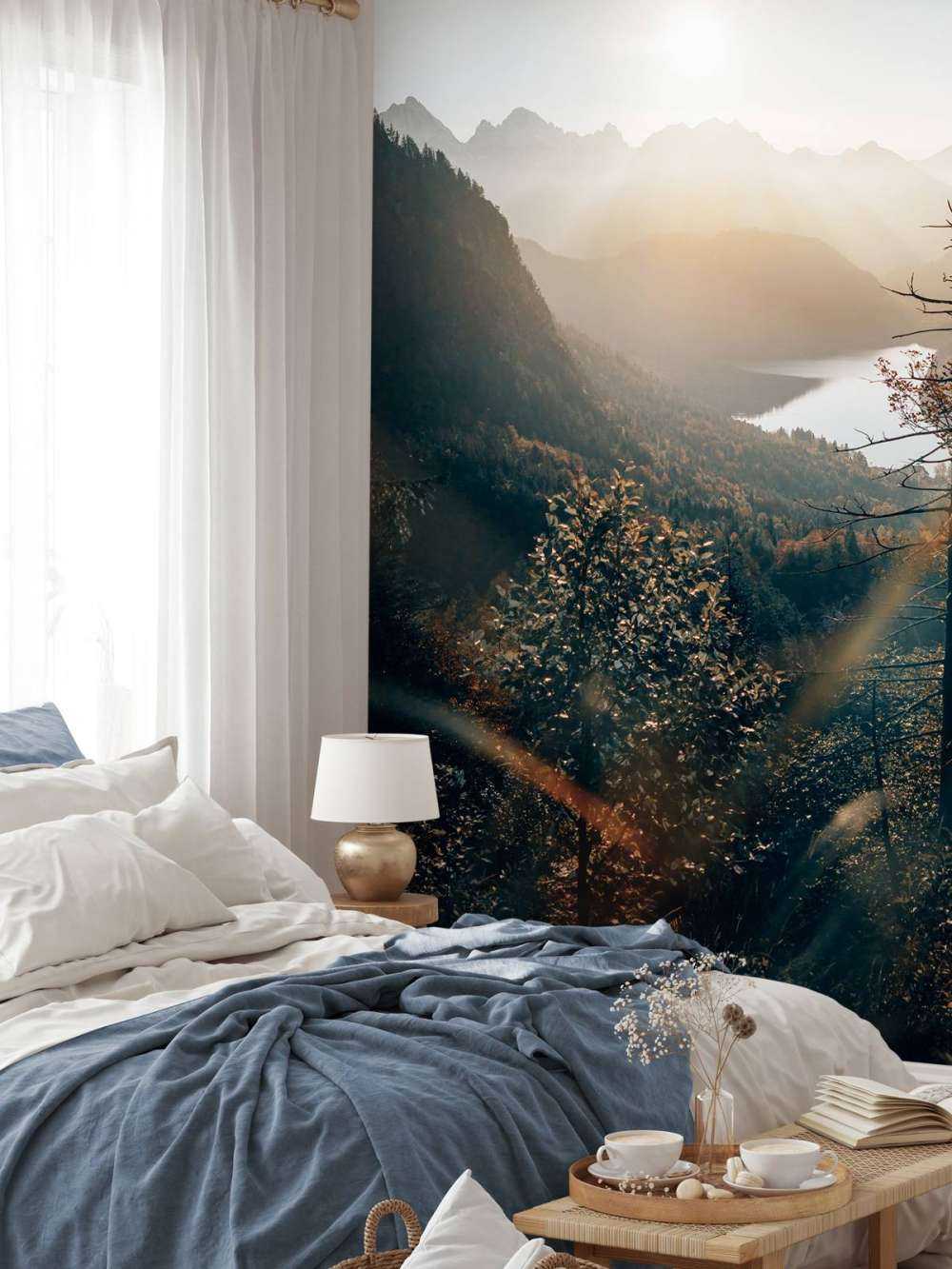 View over the Alps