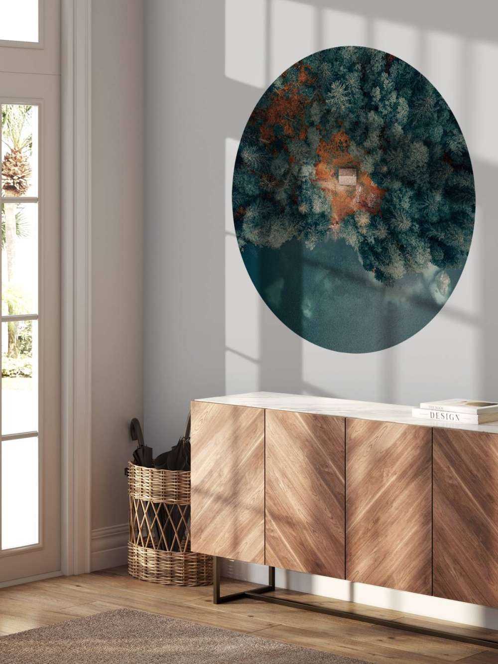 Cabin in the middle of the forest