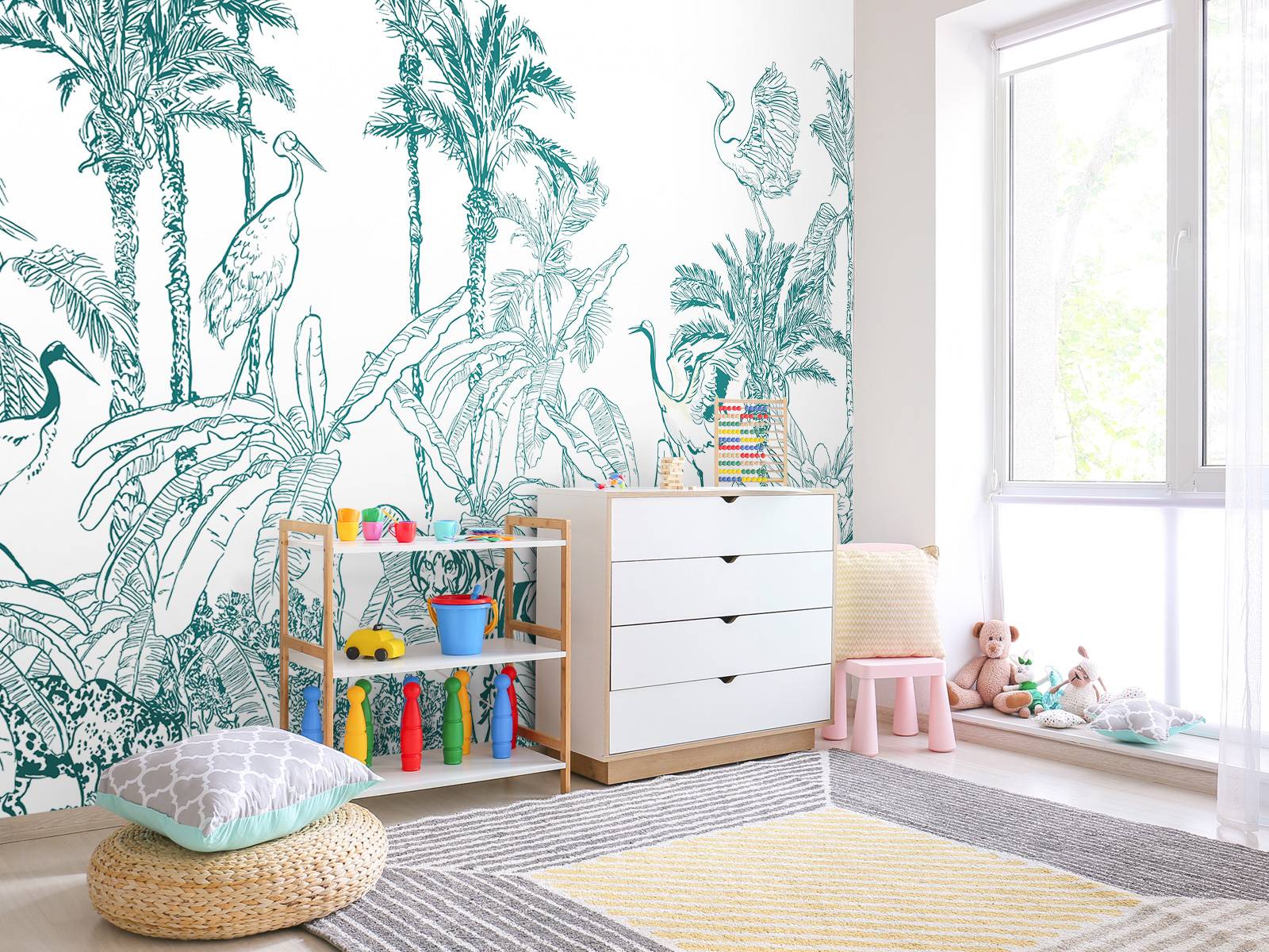 Drawn jungle