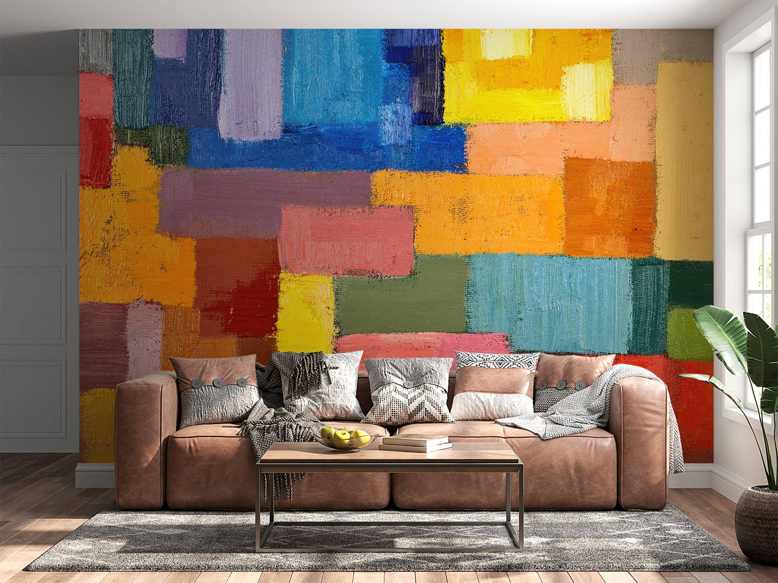 Colorful surface distribution