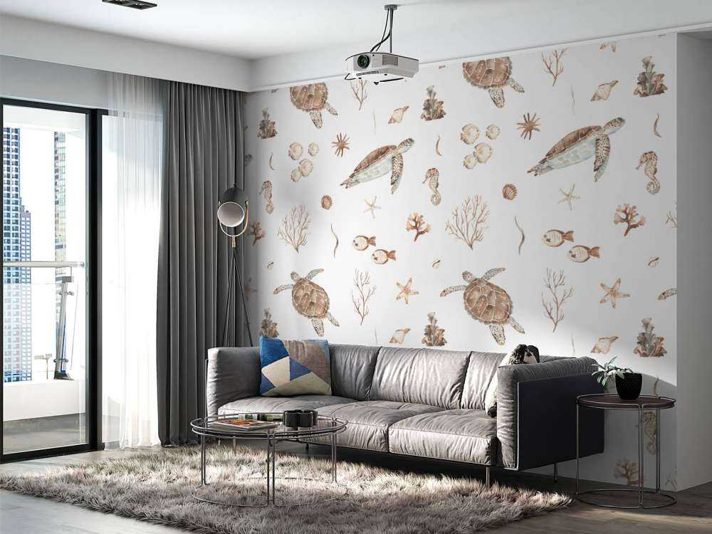 Shells and sea creatures