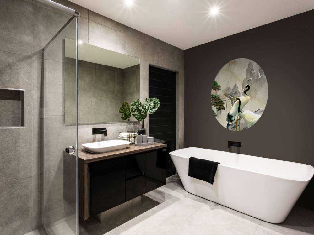 Cranes in a fantasy world