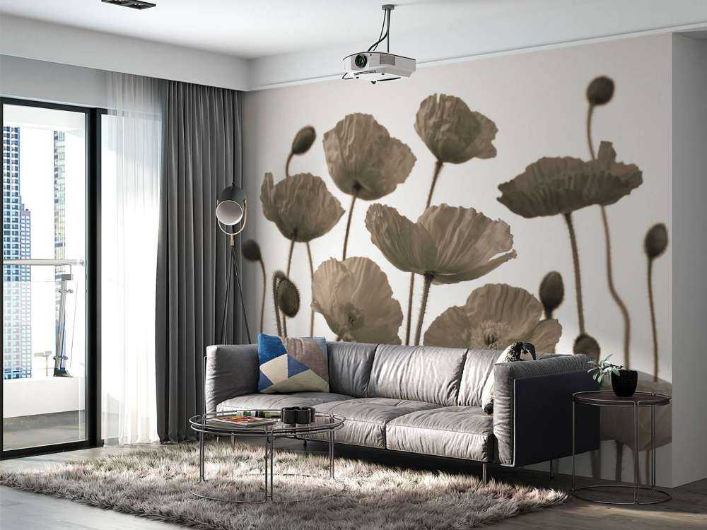 Dark poppies