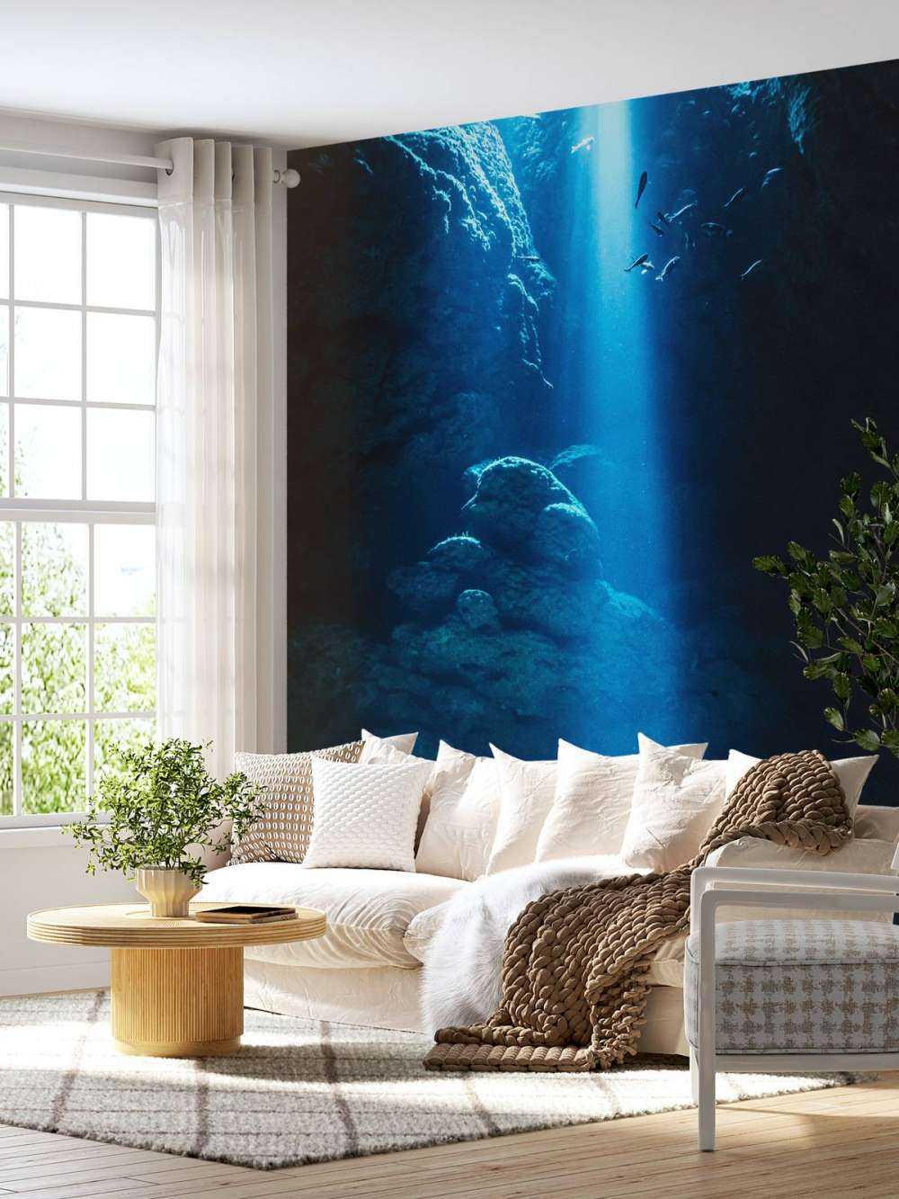 Light in a cave