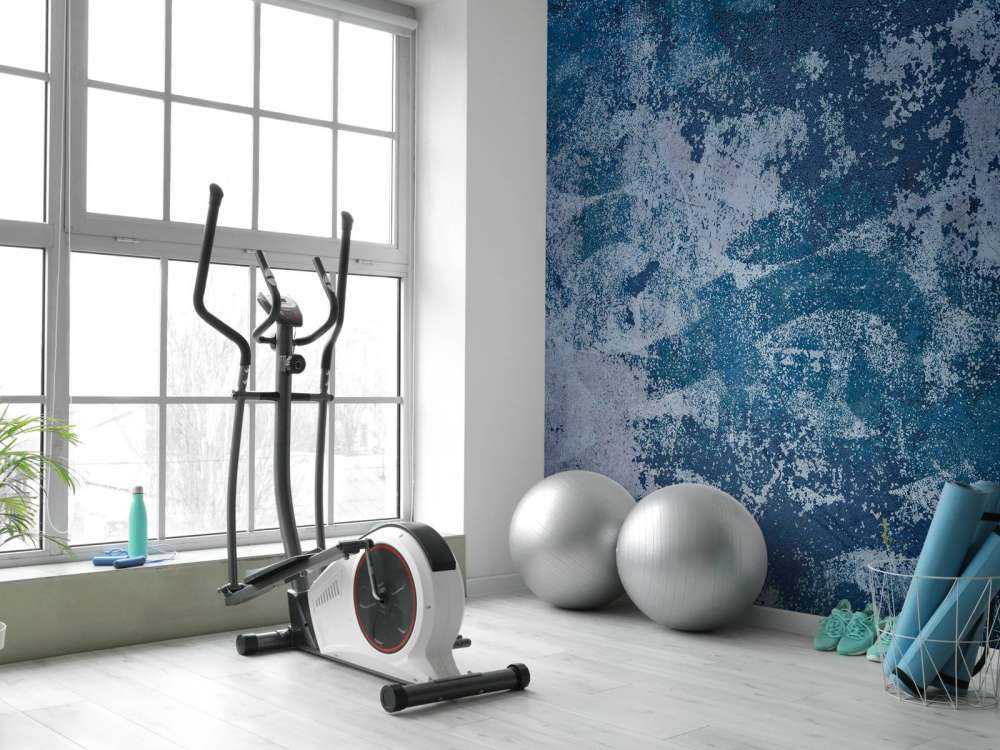 Weathered wall painting