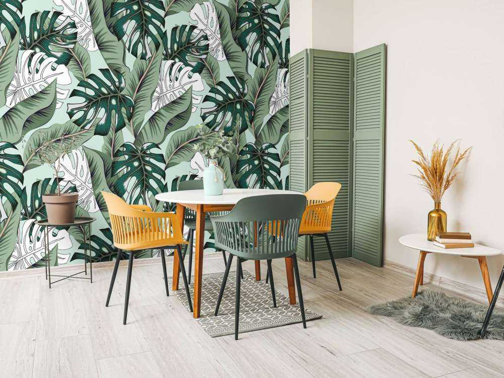 Exotic jungle plants