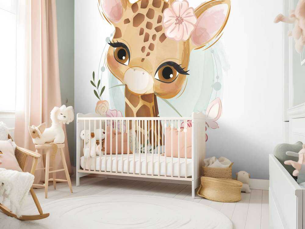 Baby giraffe