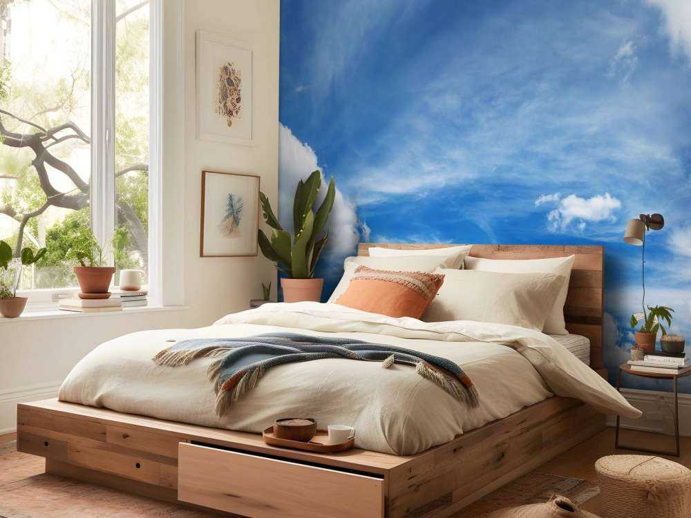 Blue sky with clouds