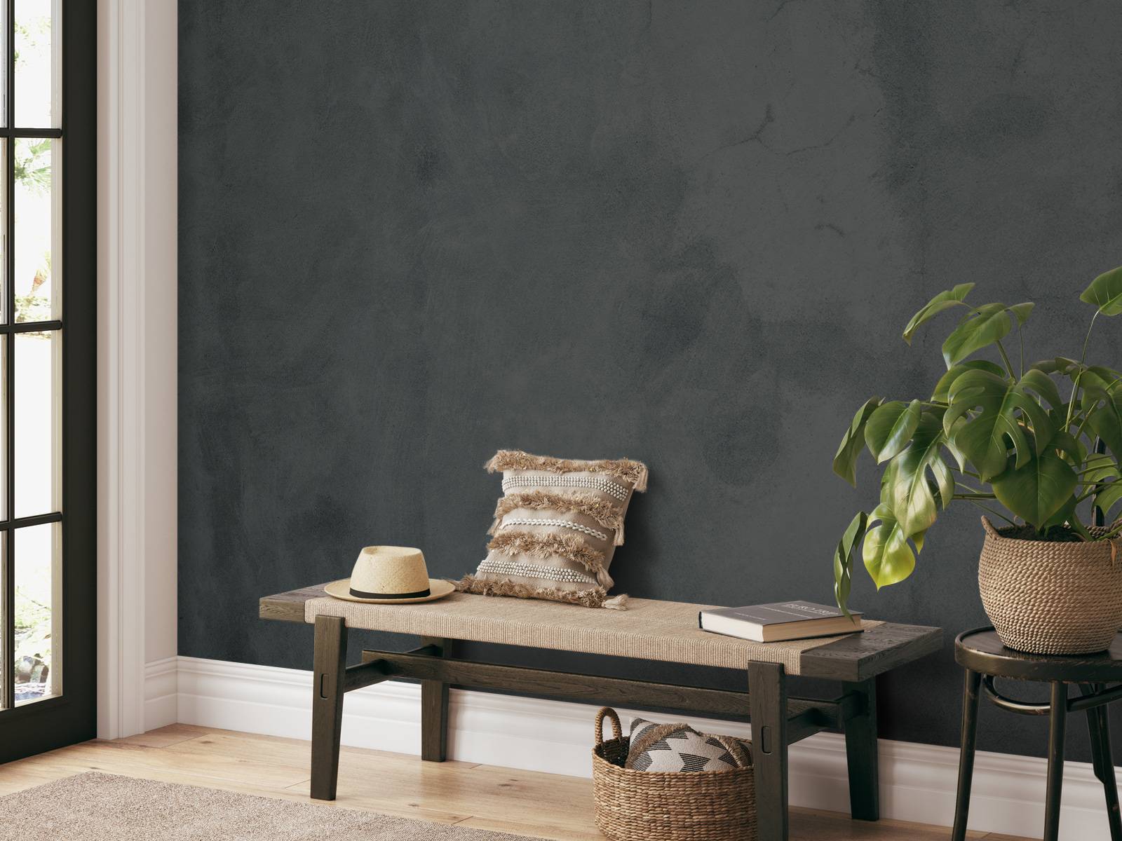 Black olive concrete