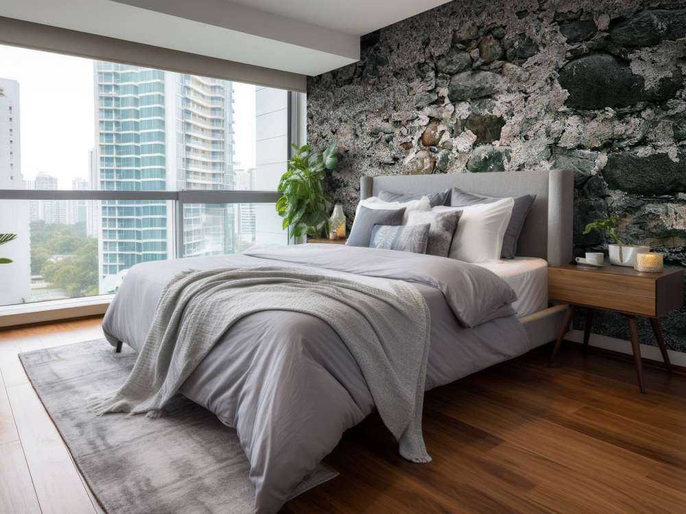 Wall with old large stones