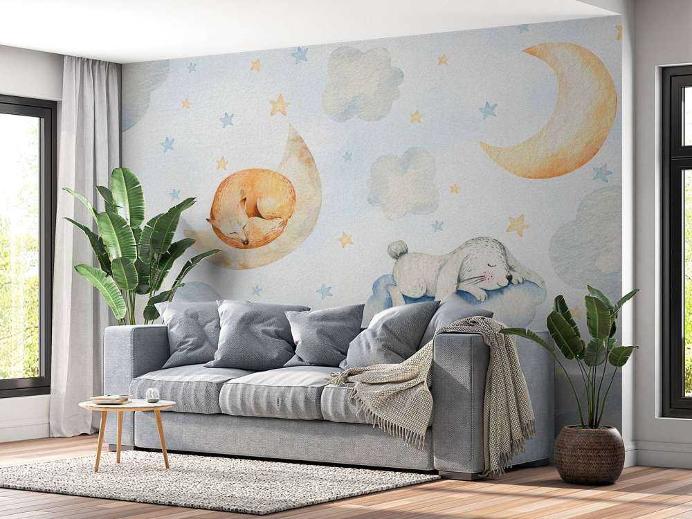 Sleeping friends in the clouds