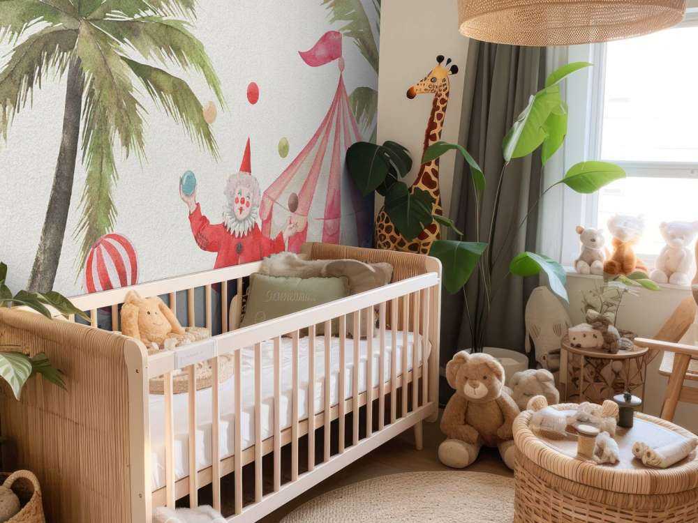 Cheerful circus animals