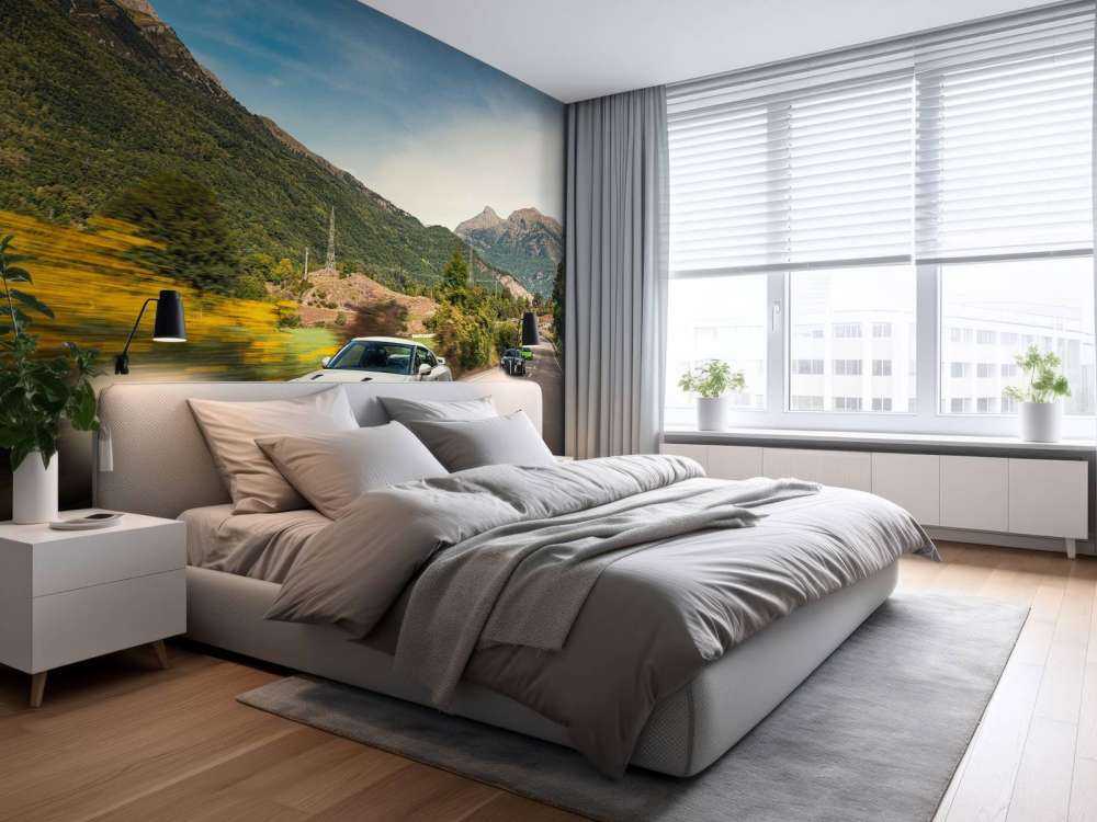 Nissan GT-R in full speed