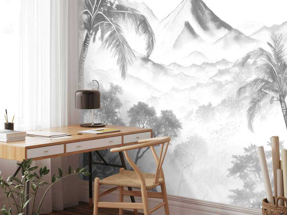 Dawn on Volcanic Island