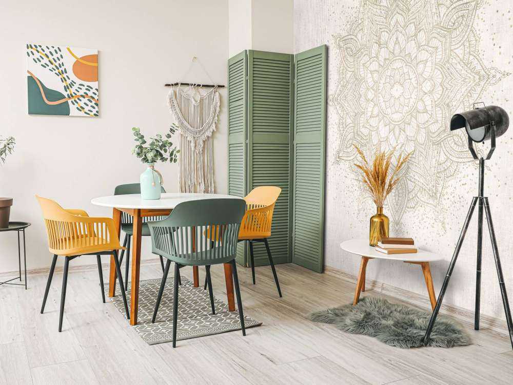 Golden Sparkling Mandala - beige