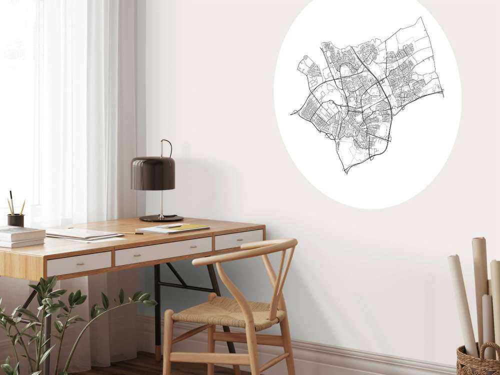 Map of Den Bosch, white