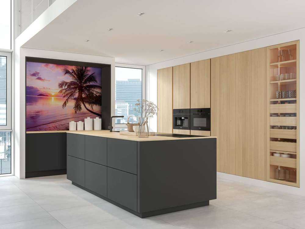 Palm tree at a sunset