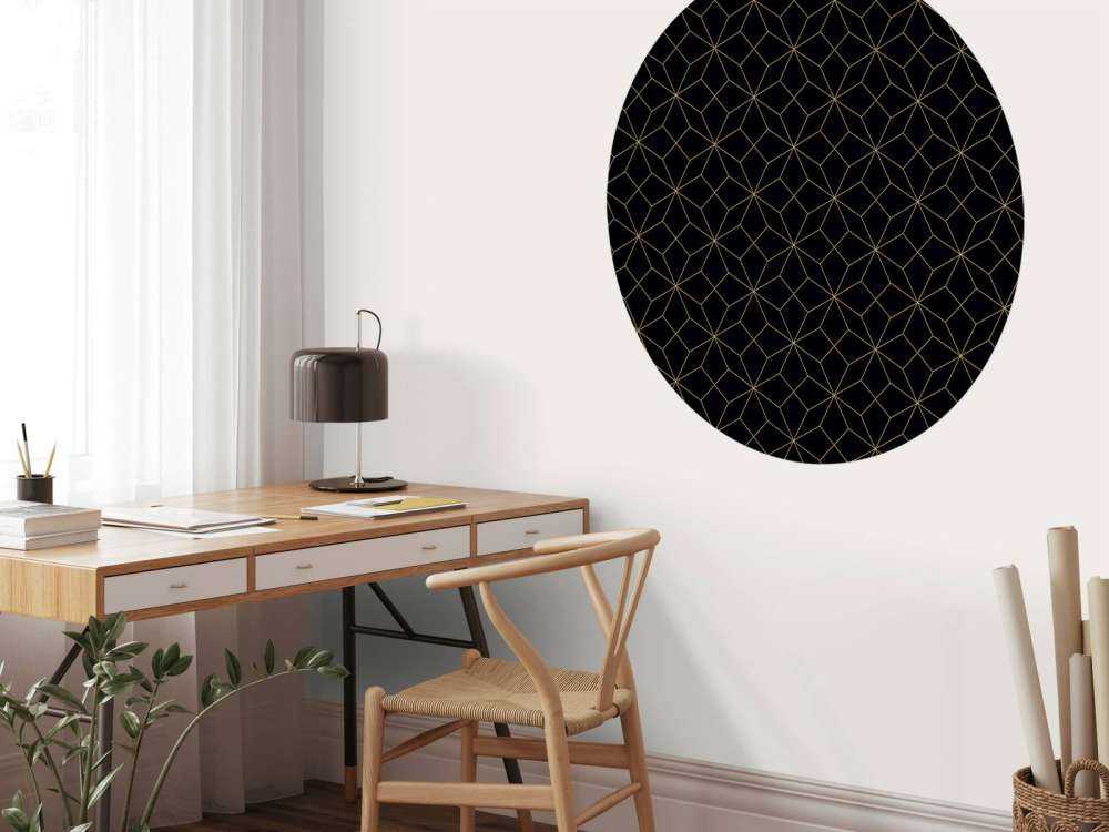 Abstract lines, gold